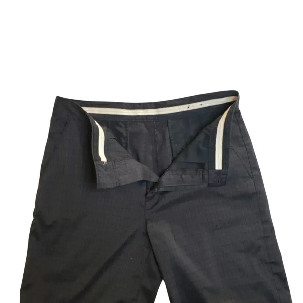 Greg Norman for Tasso Ella Black Golf Shorts Size 30